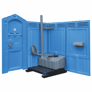 Inside a Standard Portable Toilet | Nationwide Waste Service